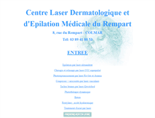 Tablet Screenshot of centre-laser-colmar.com